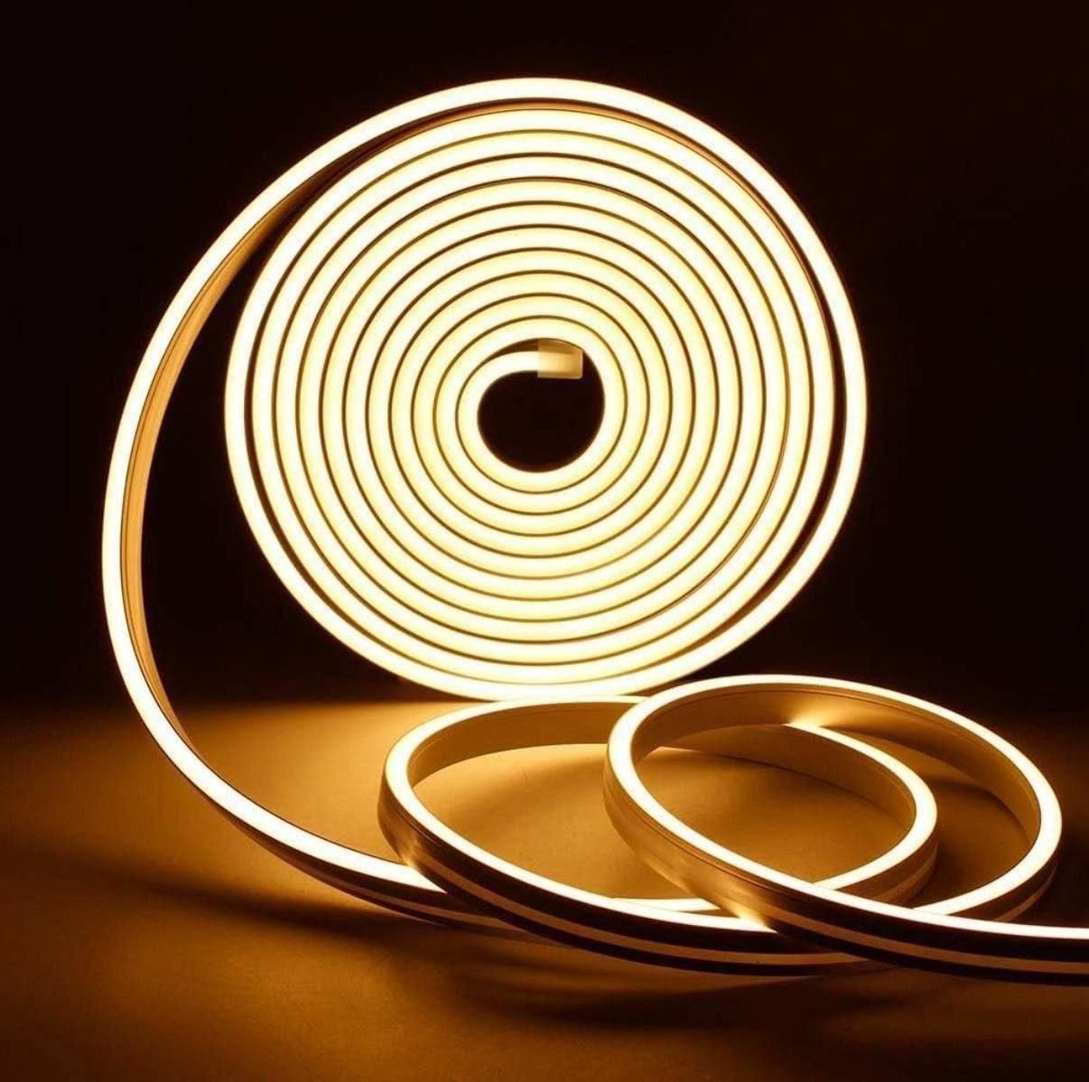 1 Meter Waterproof Neon LED Strip Light – Multicolor Flexible Decorative Lighting