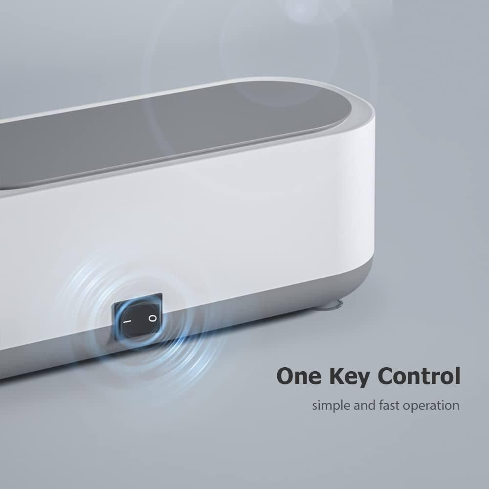 Mini Ultrasonic Jewellery Cleaner Machine – Portable High-Frequency Cleaning for Jewellery, Eyeglasses, Paintbrushes & More