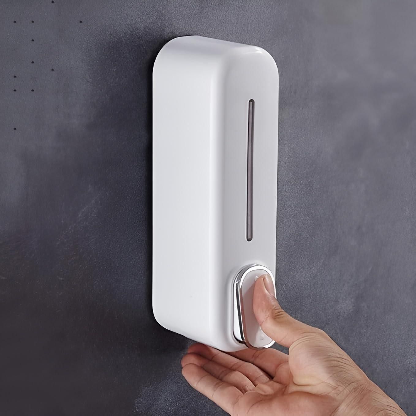 Tarvica Wall-Mounted Soap Dispenser – 350ml Multipurpose Liquid Dispenser for Bathroom & Kitchen