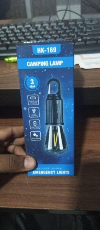 Rechargeable Decorative Hanging Bulb – 3 Mode LED Tent Lamp with USB-C Charging