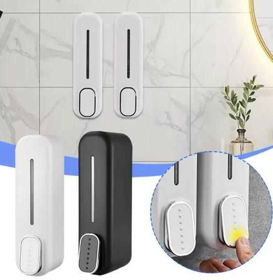Tarvica Wall-Mounted Soap Dispenser – 350ml Multipurpose Liquid Dispenser for Bathroom & Kitchen