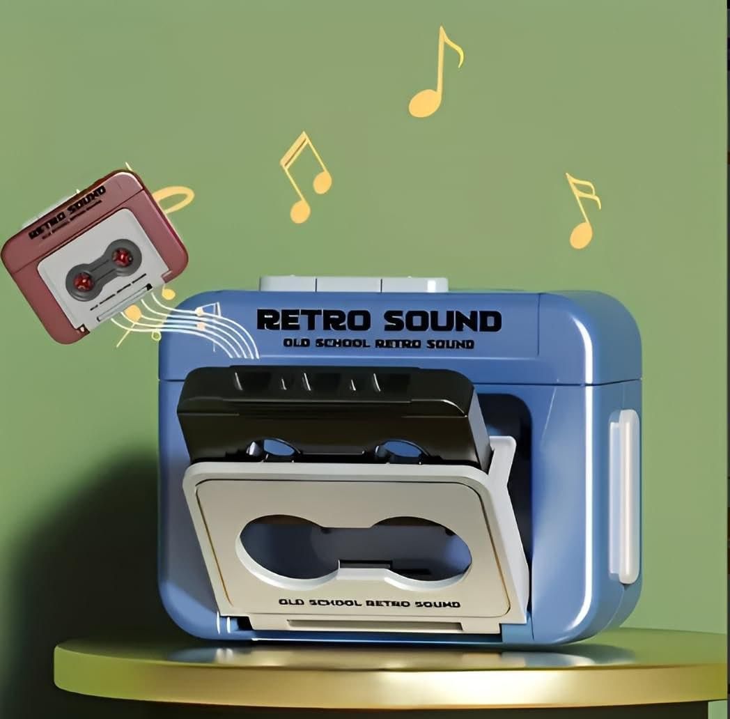 Retro Sound Mini Keychain – Cool Vintage Style Keychain with Built-In Recorder & Songs