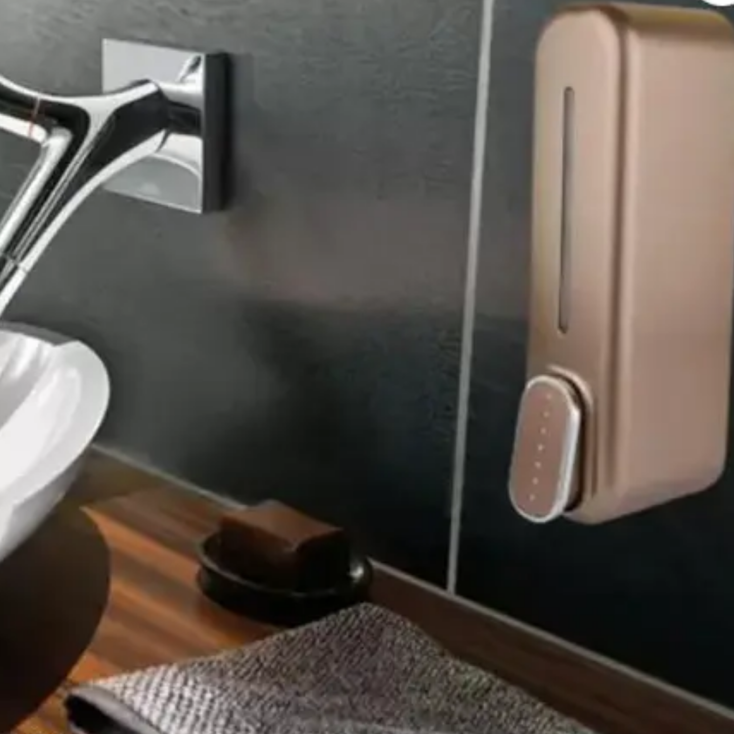 Tarvica Wall-Mounted Soap Dispenser – 350ml Multipurpose Liquid Dispenser for Bathroom & Kitchen