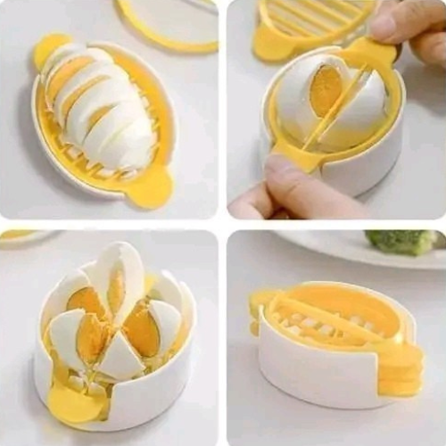 3-in-1 Egg Slicer – Boiled Egg & Preserved Egg Cutter for Home & Restaurant Kitchen