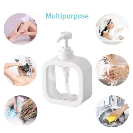 (Pack of 2) Modern Soap Dispenser – Premium Black Pump Bottles for Bathroom & Kitchen