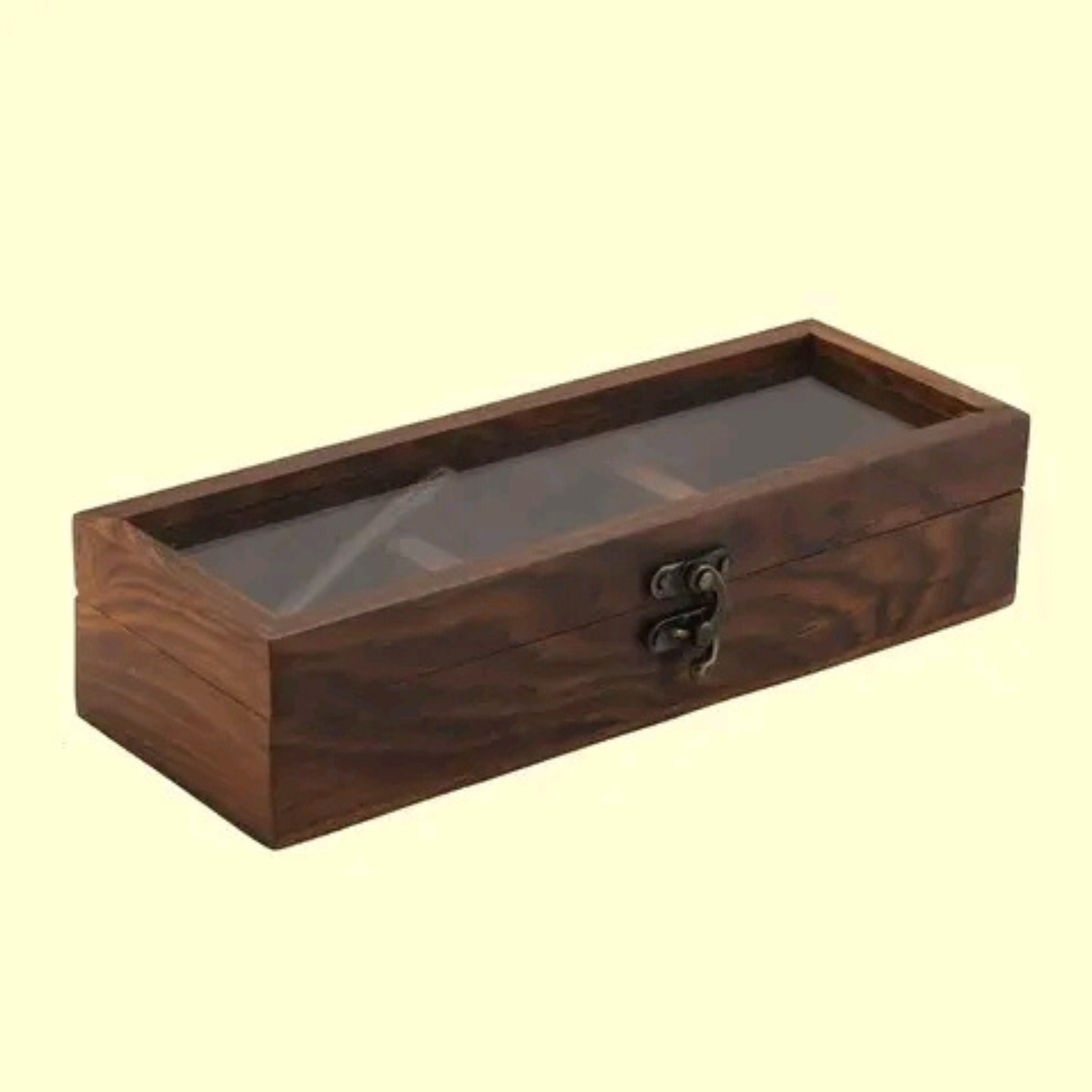 Wooden Spice Treasury – Exquisite Handcrafted Spice Box with 3 Compartments & Spoon